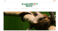 Desktop Screenshot of expeditionsandtours.com